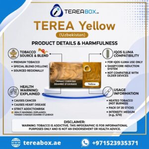 IQOS Terea Yellow Uzbekistan in Dubai UAE