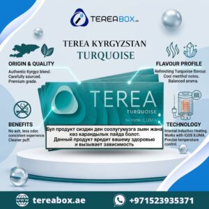 IQOS Terea Turquoise Kyrgyzstan in Dubai UAE