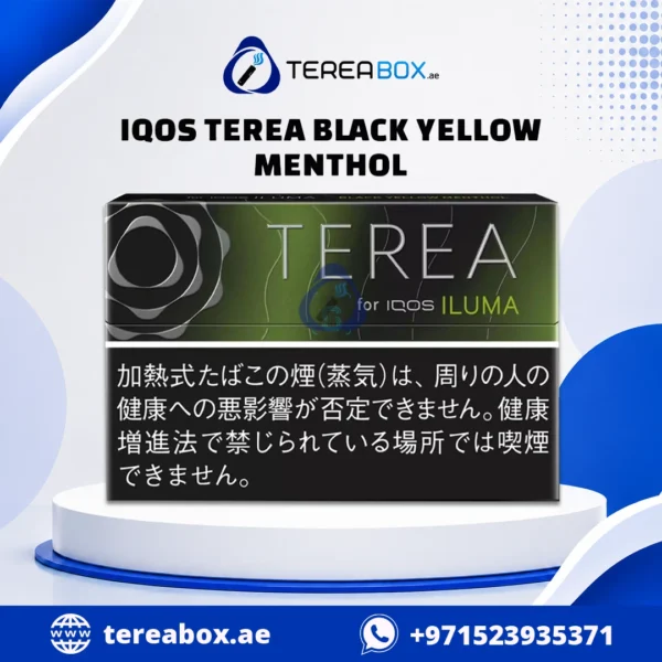 Terea Japan BLACK YELLOW MENTHOL