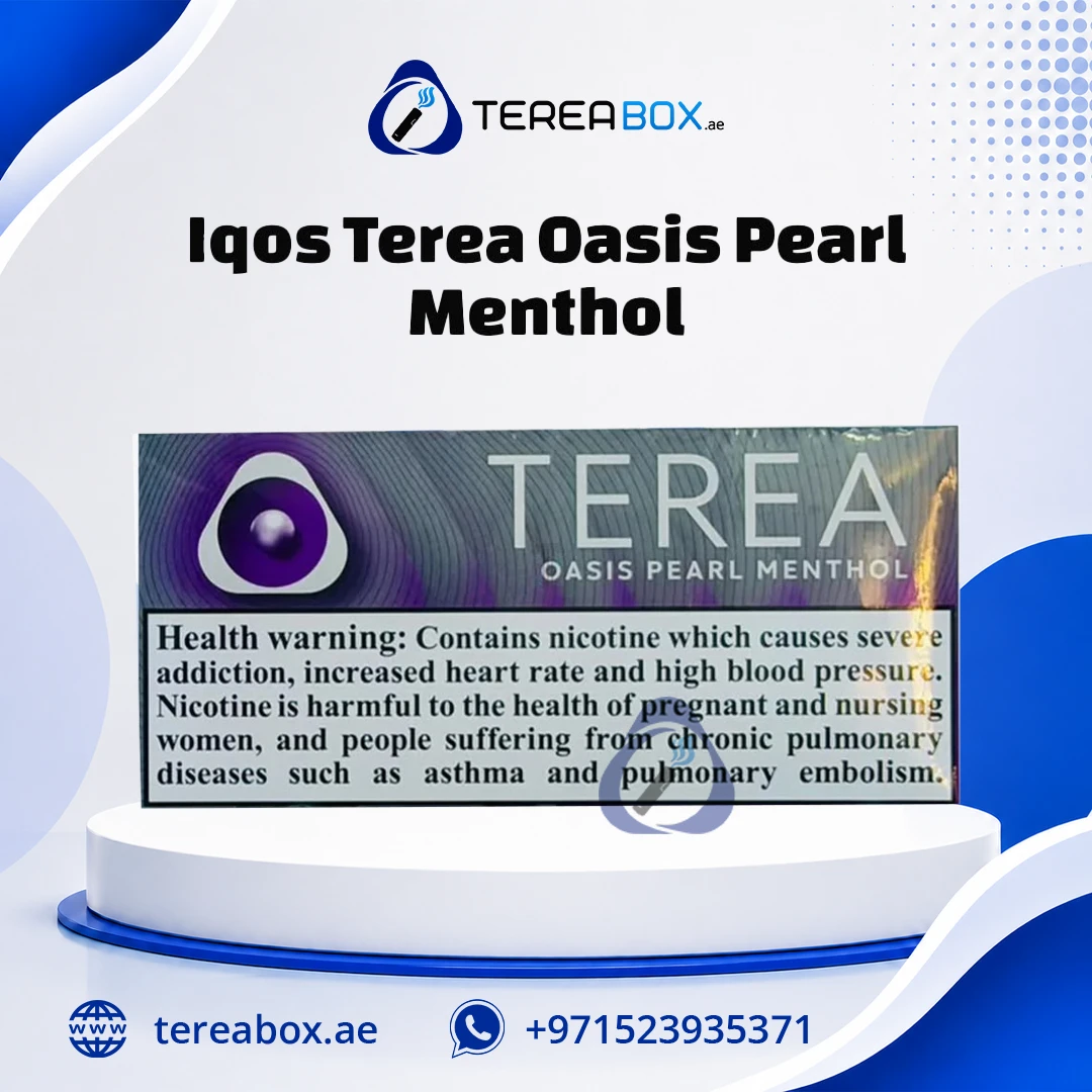 IQOS TEREA Oasis Pearl Menthol Italy in UAE IQOS TEREA Oasis Pearl Menthol Italy in UAE