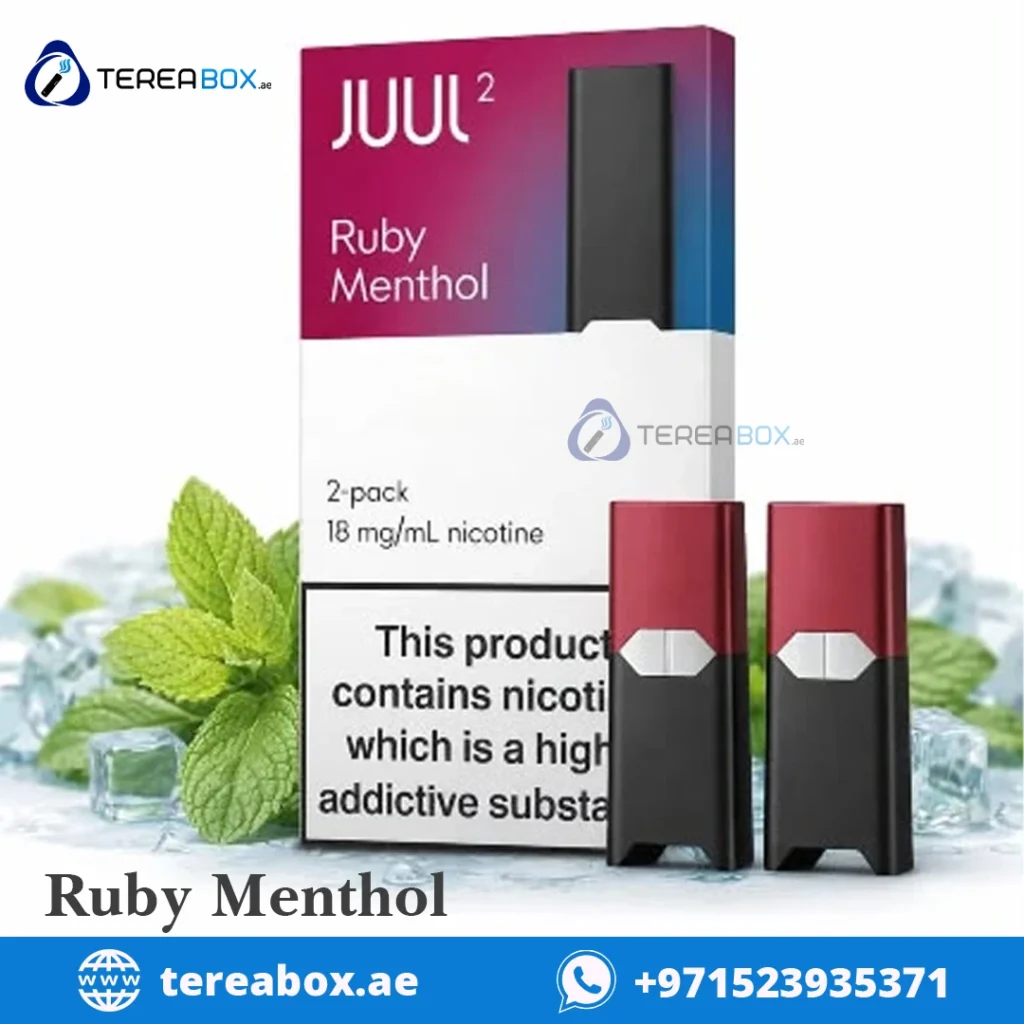 JUUL 2 Ruby Menthol Pods in Dubai