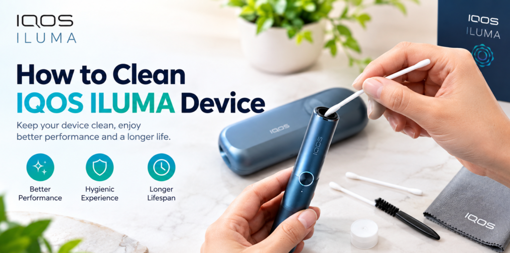 how to clean IQOS ILUMA device
