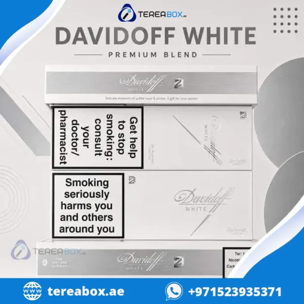 Buy Davidoff white super slim Cigarettes in dubai