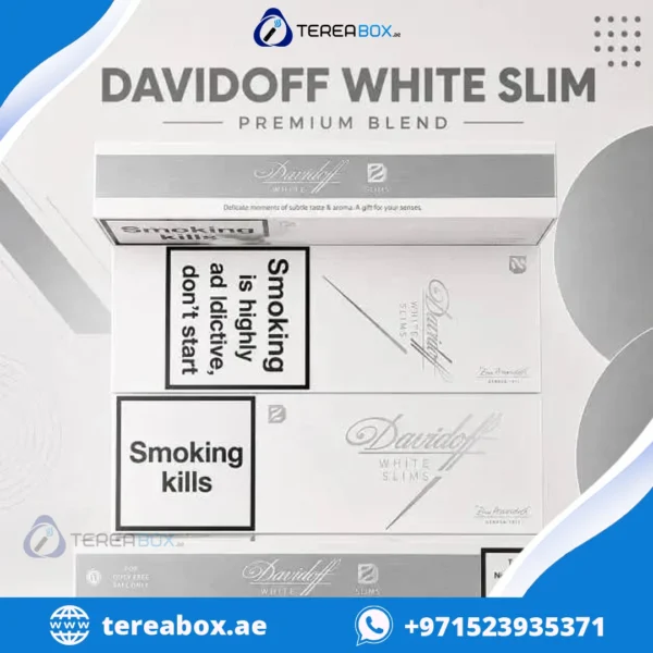 Buy DAVIDOFF WHITE SLIM Cigarettes in dubai