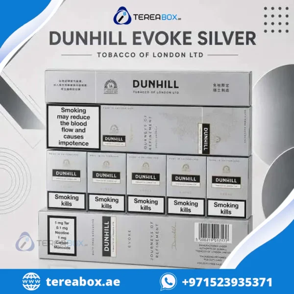 Dunhill Evoke Silver UAE | Original Fine Cut Cigarettes