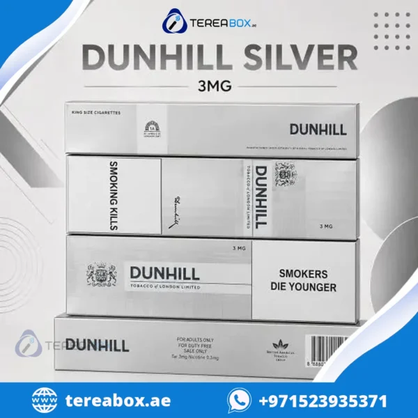 Dunhill 3mg Silver Cigarettes in Dubai UAE– Ultra Light Fine Cut
