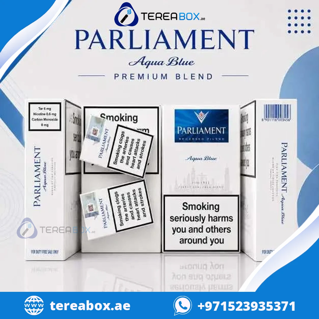 PARLIAMENT AQUA BLUE Buy PARLIAMENT AQUA BLUE Cigarettes in dubai - Image 1