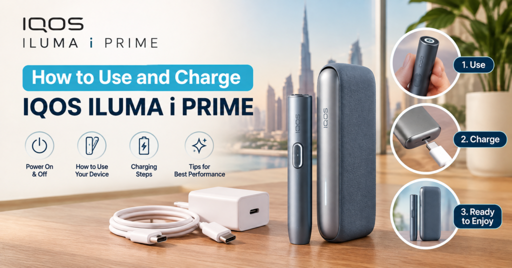 How to Use and Charge IQOS ILUMA i PRIME