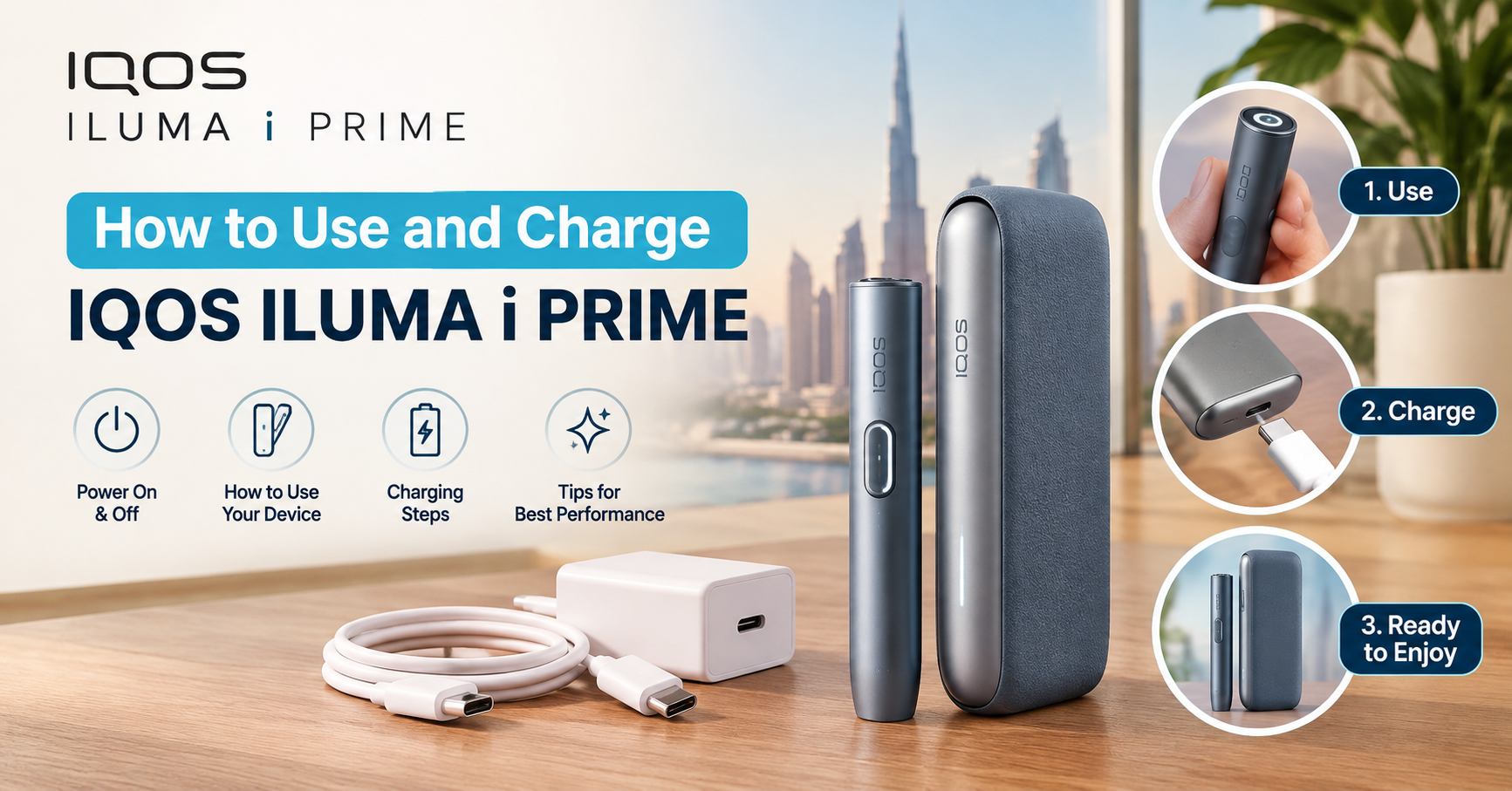 How to Use and Charge IQOS ILUMA i PRIME