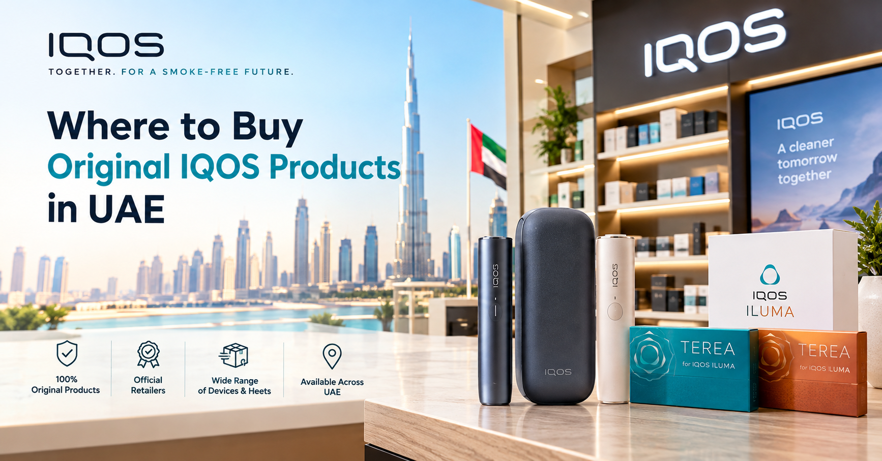 where to buy original IQOS products in UAE